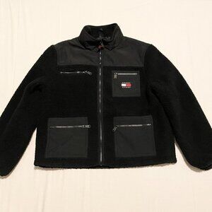 Tommy Hilfiger Jeans Fleece Jacket Womens Size Medium